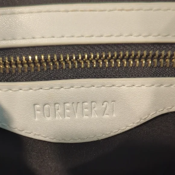 Forever 21 White Backpack with Sleek Design NWOT - Picture 9 of 12